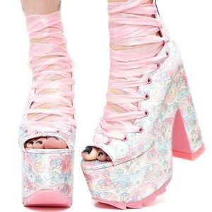 YRU Sanrio Little Twin Stars Ballet Bae Platforms